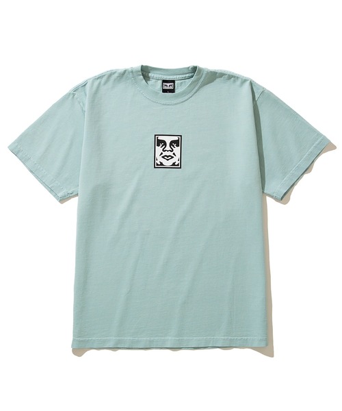 OBEY(オベイ)の「OBEY ICON HEAVYWEIGHT TEE(オベイ アイコン ヘビー ウェイト T)(Tシャツ/カットソー・メンズ・ブルー系2/ブルー系1/ブラック系・MEDIUM/LARGE/X-LARGE)」の2枚目の写真