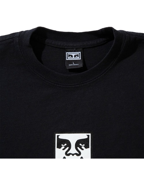 OBEY(オベイ)の「OBEY ICON HEAVYWEIGHT TEE(オベイ アイコン ヘビー ウェイト T)(Tシャツ/カットソー・メンズ・ブルー系2/ブルー系1/ブラック系・MEDIUM/LARGE/X-LARGE)」の5枚目の写真