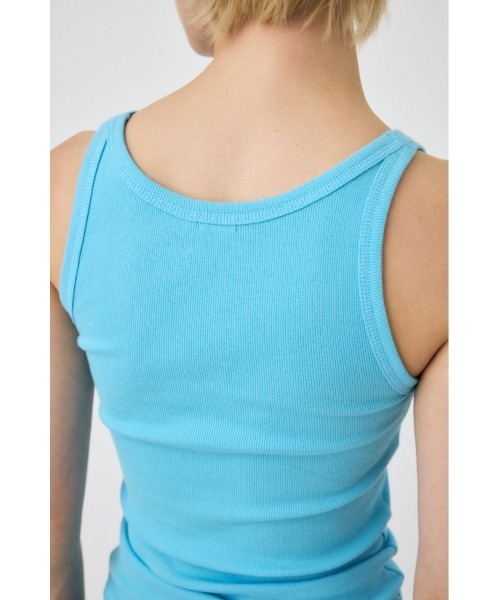 MOUSSY（マウジー）の「BASIC RIB タンクトップ（タンクトップ・レディース・ダークネイビー/ホワイト/オレンジ系その他/ライトブルー・FREE）」の21枚目の写真