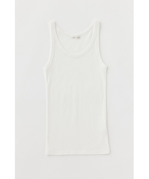 MOUSSY（マウジー）の「BASIC RIB タンクトップ（タンクトップ・レディース・ダークネイビー/ホワイト/オレンジ系その他/ライトブルー・FREE）」の8枚目の写真
