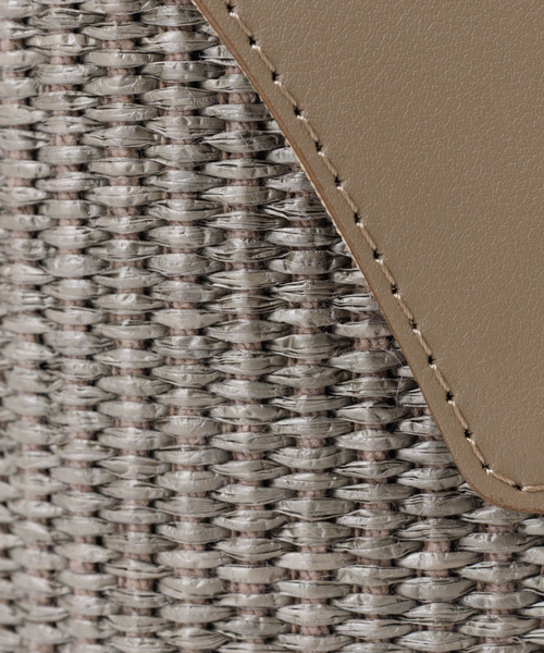 VIOLAd'ORO（ヴィオラドーロ）の「【VIOLAd'ORO】SANDRO　カゴバッグ（トートバッグ・レディース・グレー/ライトベージュ・フリー）」の13枚目の写真