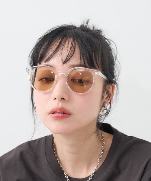 FREAK'S STORE（フリークスストア）の「UVカットアイウエア（メガネ・レディース・ベージュ/ブラック/その他・ONE SIZE）」の7枚目の写真