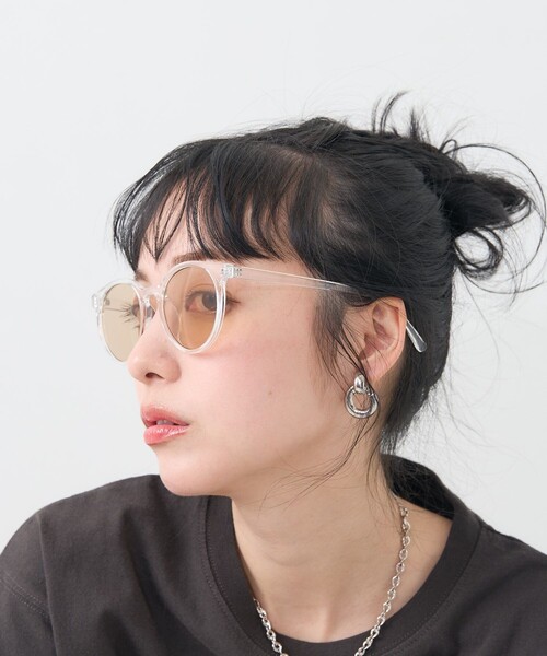 FREAK'S STORE（フリークスストア）の「UVカットアイウエア（メガネ・レディース・ベージュ/ブラック/その他・ONE SIZE）」の8枚目の写真