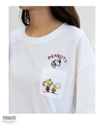PEANUTS スヌーピー アソートプリントTシャツ