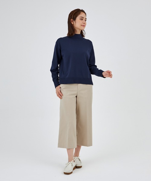I.T.'S international(イッツインターナショナル)の「ベーシックワイドクロップドパンツ(その他パンツ・レディース・ブラック/チャコールグレー/パープル/ベージュ/オフホワイト/グレー/ブルー/その他7/イエロー・11号/9号/7号)」の22枚目の写真