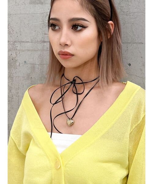 GYDA（ジェイダ）の「JEYSUS Heartレイヤーチョーカーネックレス（ネックレス・レディース・ゴールド/シルバー・FREE）」の5枚目の写真