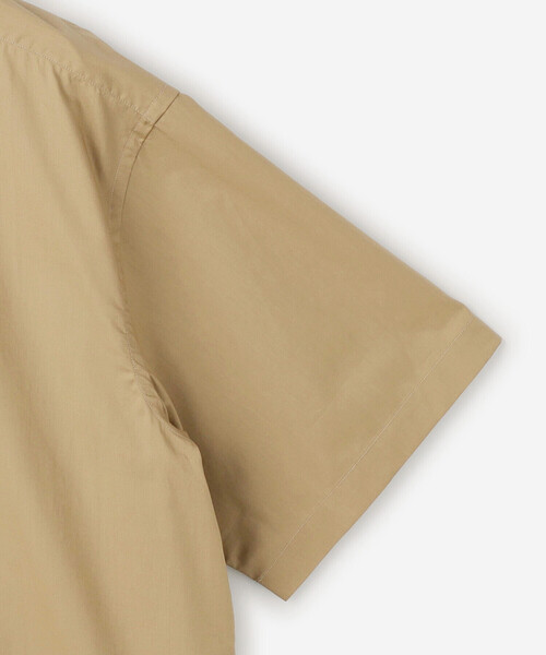 SCYE BASICS（サイベーシックス）の「SCYE BASICS｜〈別注〉半袖ボタンダウンシャツ MEN（シャツ/ブラウス・メンズ・キャメル/ライトブルー/ネイビー・38/40/36）」の7枚目の写真