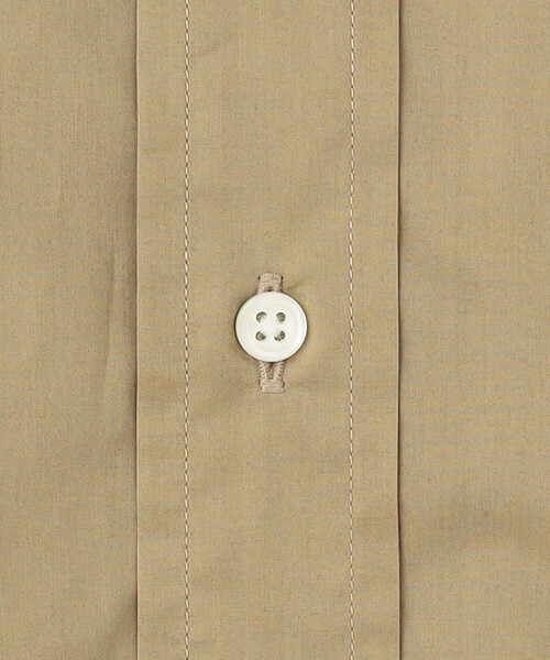 SCYE BASICS（サイベーシックス）の「SCYE BASICS｜〈別注〉半袖ボタンダウンシャツ MEN（シャツ/ブラウス・メンズ・キャメル/ライトブルー/ネイビー・38/40/36）」の9枚目の写真
