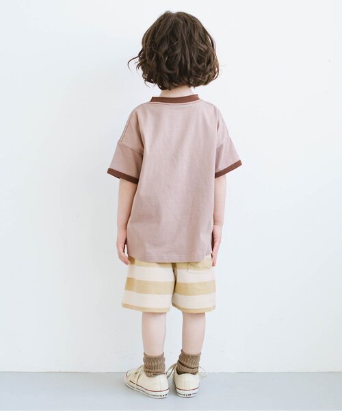 p.premier（ピードットプルミエ）の「イロチ買いしたい総柄イージーハーフパンツ（その他パンツ・キッズ・ブラック/ベージュ/ブラウン/レッド/ミント/アイボリー・110/120/80/130/140/90/100）」の9枚目の写真