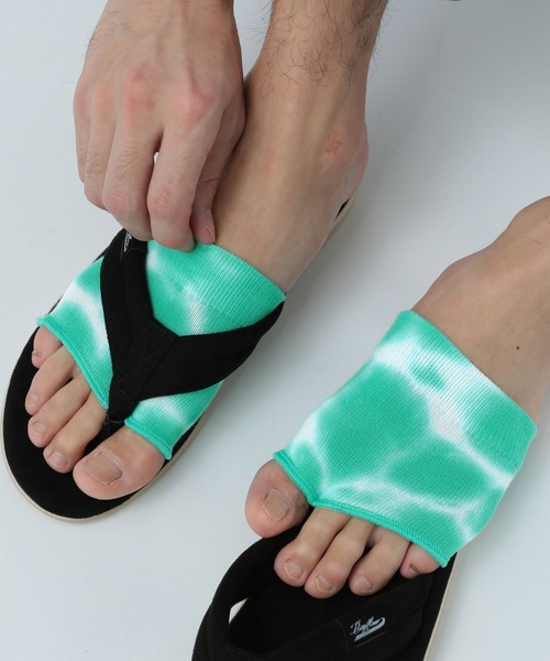 BAYFLOW（ベイフロー）の「サンダルソックス（ソックス/靴下・メンズ・ライトグリーン系/グレー系/ブラック/ダークブルー/オレンジ/その他5/その他3/グレー/その他4・FREE）」の5枚目の写真