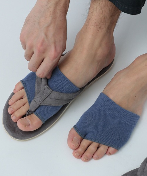 BAYFLOW（ベイフロー）の「サンダルソックス（ソックス/靴下・メンズ・ライトグリーン系/グレー系/ブラック/ダークブルー/オレンジ/その他5/その他3/グレー/その他4・FREE）」の6枚目の写真