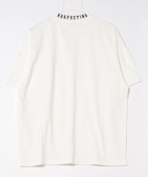GENXDER(ノンジェンダー)の「【GENXDER】刺繍ダメージ加工Tシャツ (SS)(Tシャツ/カットソー・メンズ・オフホワイト/ブラック・X-LARGE/LARGE/MEDIUM)」の4枚目の写真