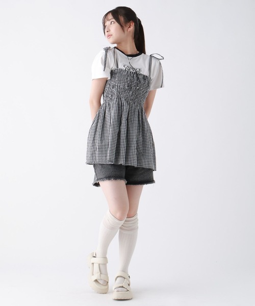 repipi armario(レピピ アルマリオ)の「カタリボンキャミチュニック(その他トップス・キッズ・その他/イエロー系その他/ブラック系その他・LARGE/MEDIUM)」の5枚目の写真