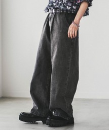 ヴィンテージメイクオーバーワイドデニムパンツ