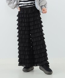 シフォンティアード パンツ