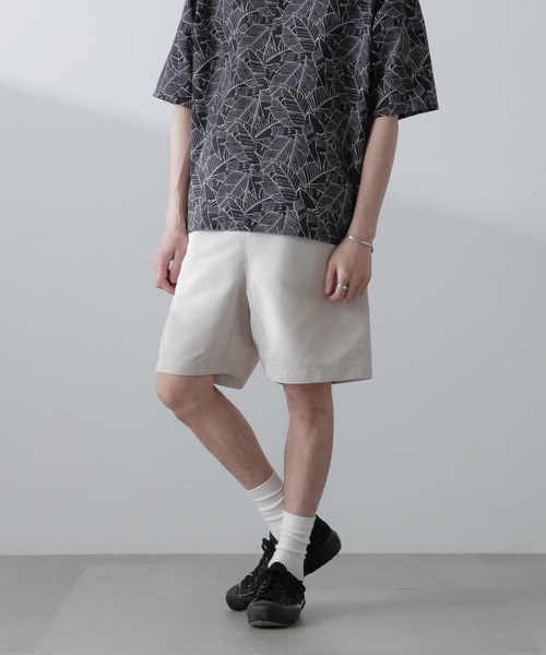 NANO universe（ナノユニバース）の「グログランバギーショーツ（その他パンツ・メンズ・ブラック/オリーブ/ベージュ系その他・S/M/L）」の4枚目の写真