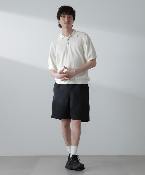 NANO universe（ナノユニバース）の「グログランバギーショーツ（その他パンツ・メンズ・ブラック/オリーブ/ベージュ系その他・S/M/L）」の11枚目の写真