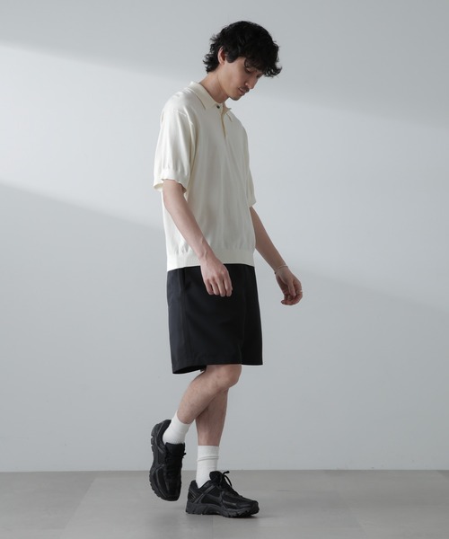 NANO universe（ナノユニバース）の「グログランバギーショーツ（その他パンツ・メンズ・ブラック/オリーブ/ベージュ系その他・S/M/L）」の12枚目の写真