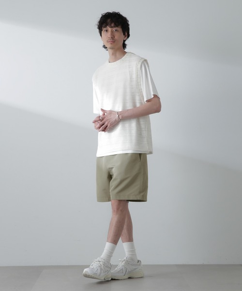 NANO universe（ナノユニバース）の「グログランバギーショーツ（その他パンツ・メンズ・ブラック/オリーブ/ベージュ系その他・S/M/L）」の19枚目の写真