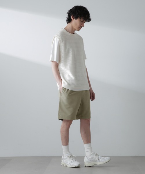 NANO universe（ナノユニバース）の「グログランバギーショーツ（その他パンツ・メンズ・ブラック/オリーブ/ベージュ系その他・S/M/L）」の20枚目の写真