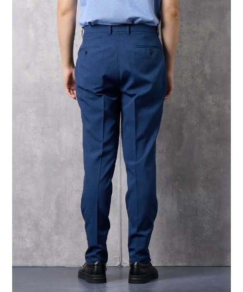 Perfect Suit FActory（パーフェクトスーツファクトリー）の「GOODBIZ　ノータックスラックス　グレンチェック　グレー/ネイビー（スラックス・メンズ・ネイビー/チャコールグレー・76/82/85/88/91/79/94/73）」の10枚目の写真