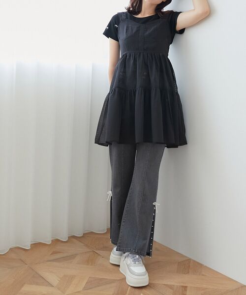 MAJESTIC LEGON（マジェスティックレゴン）の「プレート厚底スニーカー（スニーカー・レディース・オフホワイト/ピンク/グレー系その他・MEDIUM/SMALL/LARGE）」の9枚目の写真