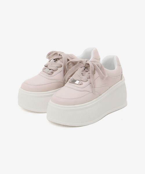 MAJESTIC LEGON（マジェスティックレゴン）の「プレート厚底スニーカー（スニーカー・レディース・オフホワイト/ピンク/グレー系その他・MEDIUM/SMALL/LARGE）」の14枚目の写真