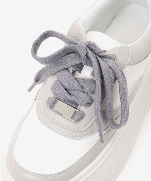 MAJESTIC LEGON（マジェスティックレゴン）の「プレート厚底スニーカー（スニーカー・レディース・オフホワイト/ピンク/グレー系その他・MEDIUM/SMALL/LARGE）」の20枚目の写真