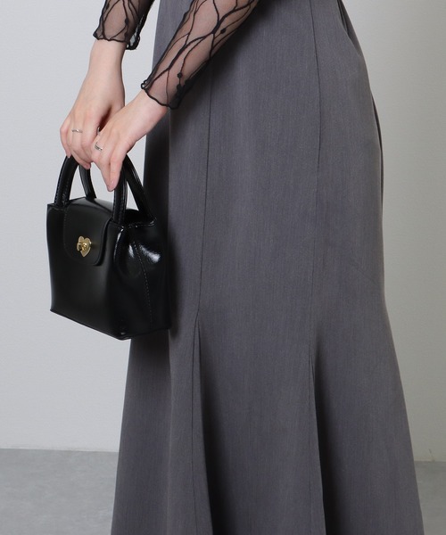 Lace Ladies（レースレディース）の「ハート バックル付き コンパクト ハンドバッグ（ハンドバッグ・レディース・ブラック/ホワイト・FREE）」の15枚目の写真