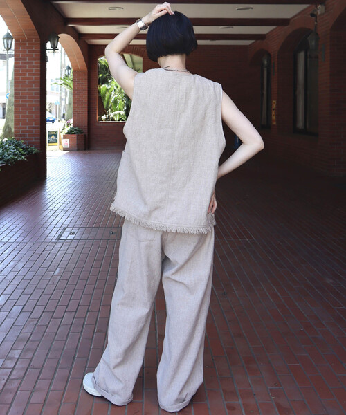 journal standard luxe JUNE リネンライクパンツ 日本製 journal standard luxe JUNE リネンライクパンツ 日本製の通販