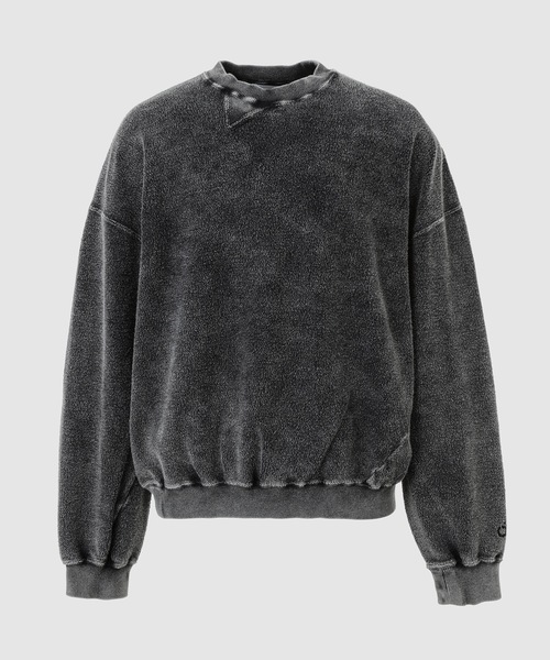 NOMA t.d スウェット NOMA t.d./ノーマ ティーディー Hand Dyed Twist Sweat - BLK