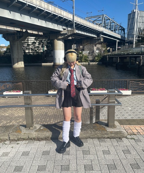 WEGO（ウィゴー）の「WEGO/スーパールーズソックス180cm（ソックス/靴下・レディース・ホワイト・23-25cm）」の11枚目の写真