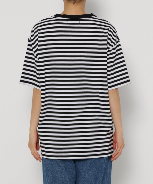 ALOUND Tシャツ ボーダー　アラウンド　alound tシャツ ALAND tシャツ 「UNISEX」ALAND／AロゴボーダーT レディース