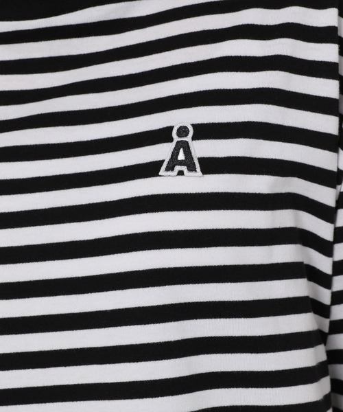 UNISEX】ALAND／AロゴボーダーT（Tシャツ/カットソー）｜ALAND