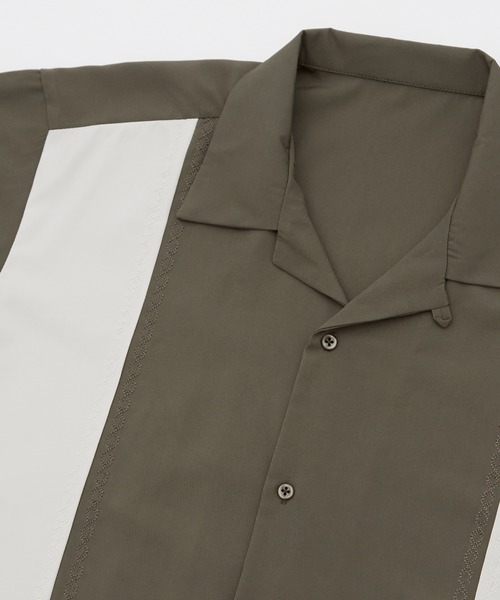 SIDEWAY STANCE(サイドウェイスタンス)の「ストレッチ バイパターン 半袖シャツ(シャツ/ブラウス・メンズ・ブラック/ホワイト/ブラウン・MEDIUM/LARGE/X-LARGE)」の18枚目の写真