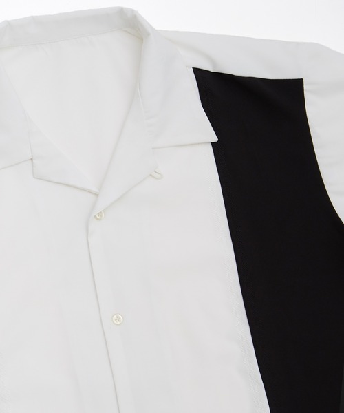 SIDEWAY STANCE(サイドウェイスタンス)の「ストレッチ バイパターン 半袖シャツ(シャツ/ブラウス・メンズ・ブラック/ホワイト/ブラウン・MEDIUM/LARGE/X-LARGE)」の16枚目の写真