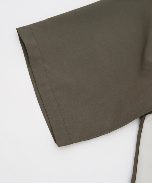 SIDEWAY STANCE(サイドウェイスタンス)の「ストレッチ バイパターン 半袖シャツ(シャツ/ブラウス・メンズ・ブラック/ホワイト/ブラウン・MEDIUM/LARGE/X-LARGE)」の20枚目の写真