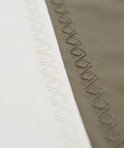 SIDEWAY STANCE(サイドウェイスタンス)の「ストレッチ バイパターン 半袖シャツ(シャツ/ブラウス・メンズ・ブラック/ホワイト/ブラウン・MEDIUM/LARGE/X-LARGE)」の14枚目の写真