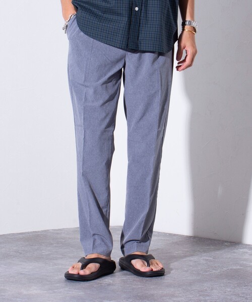 GLOSTER(グロスター)の「【GLOSTER/グロスター】SUMMER BREEZE イージーケアスラックス(その他パンツ・メンズ・チャコールグレー/モカ/グレイッシュブルー・S/M/L/XL)」の2枚目の写真