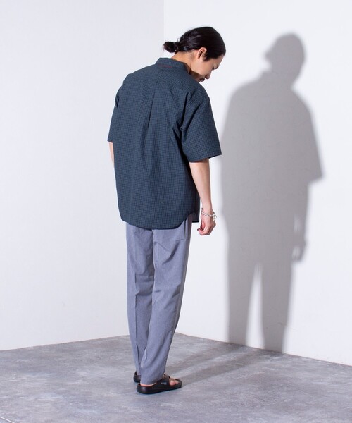 GLOSTER(グロスター)の「【GLOSTER/グロスター】SUMMER BREEZE イージーケアスラックス(その他パンツ・メンズ・チャコールグレー/モカ/グレイッシュブルー・S/M/L/XL)」の6枚目の写真