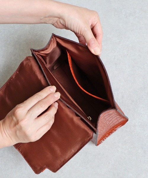 MIAN （ミアン）の「トップハンドル2wayショルダーバッグ（ショルダーバッグ・レディース・ベージュ/ブラウン/ブラック/グリーン・FREE）」の11枚目の写真