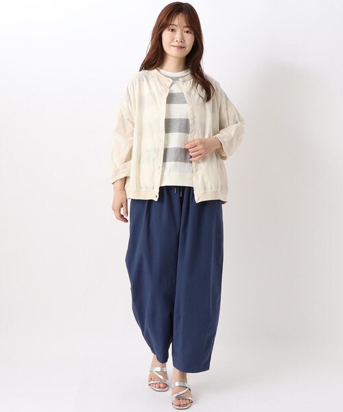 one'sterrace（ワンズテラス）の「ドット刺繍 前開きブラウス（シャツ/ブラウス・レディース・アイボリー系8/グレー系その他7・02）」の11枚目の写真