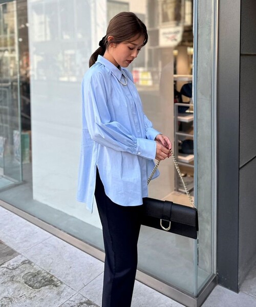 NOLLEY’S（ノーリーズ）の「メタルポイントショルダーバッグ（ショルダーバッグ・レディース・ブラック/ボルドー・FREE）」の3枚目の写真