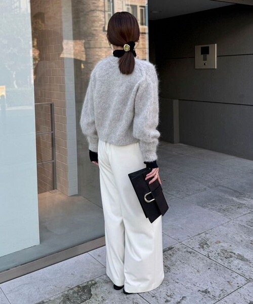 NOLLEY’S（ノーリーズ）の「メタルポイントショルダーバッグ（ショルダーバッグ・レディース・ブラック/ボルドー・FREE）」の5枚目の写真