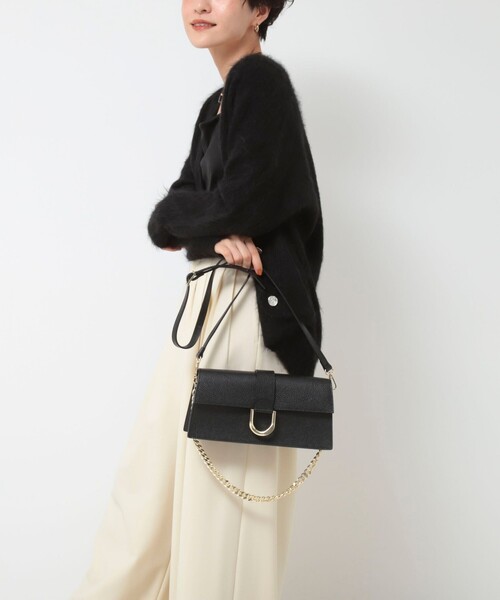 NOLLEY’S（ノーリーズ）の「メタルポイントショルダーバッグ（ショルダーバッグ・レディース・ブラック/ボルドー・FREE）」の11枚目の写真