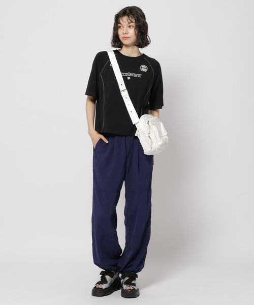 niko and...（ニコアンド）の「ライン&ロゴゲームTシャツ（Tシャツ/カットソー・レディース・ブラック/オフホワイト/グレー・FREE）」の8枚目の写真