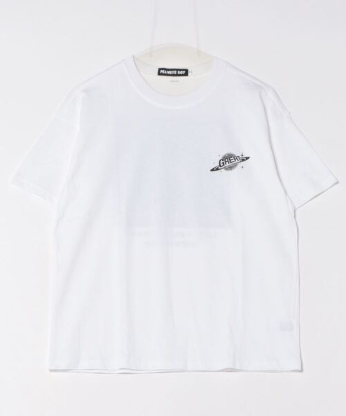 PEANUTS BOY(ピーナッツボーイ)の「【PEANUTS BOY】プリントTシャツ(Tシャツ/カットソー・レディース・ホワイト・SMALL)」の1枚目の写真