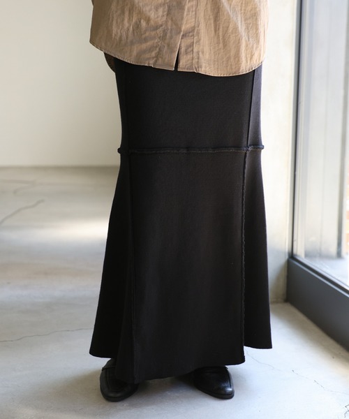 【セール】切り替えマーメイドニットスカート（スカート）｜select MOCA（セレクトモカ）