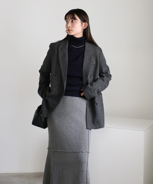 【セール】切り替えマーメイドニットスカート（スカート）｜select MOCA（セレクトモカ）