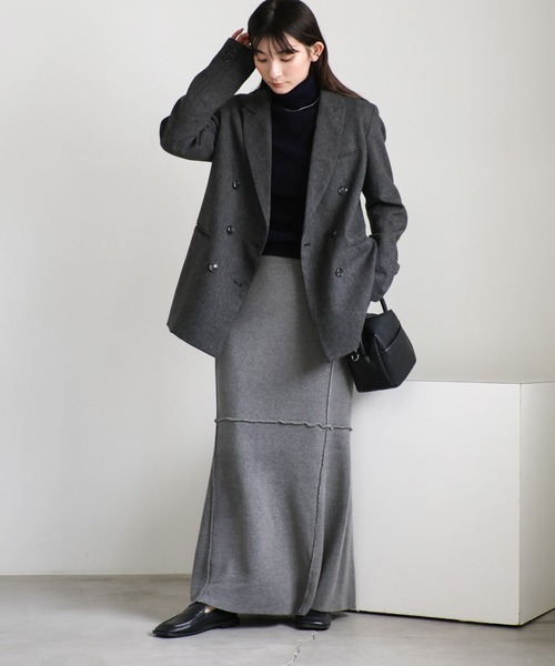 【セール】切り替えマーメイドニットスカート（スカート）｜select MOCA（セレクトモカ）